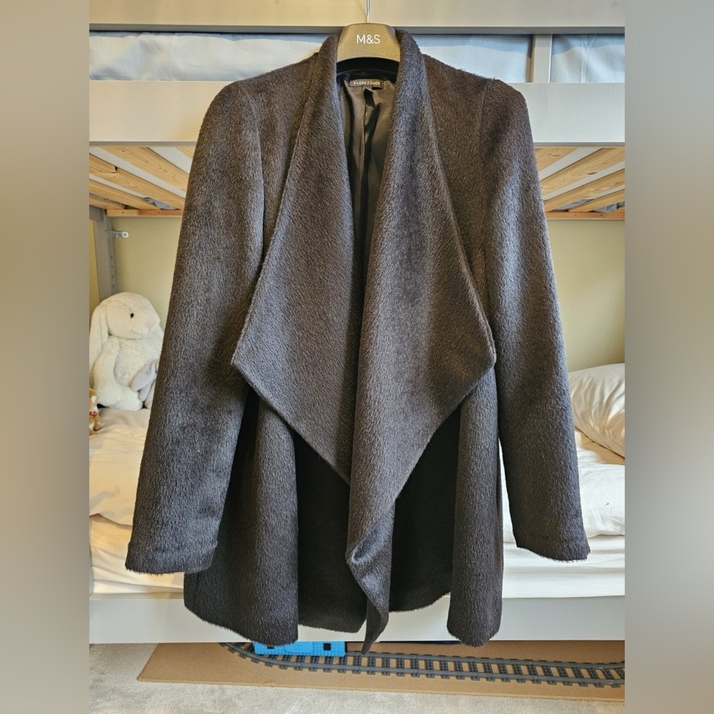 Eileen Fisher Suri Alpaca shawl/cape jacket